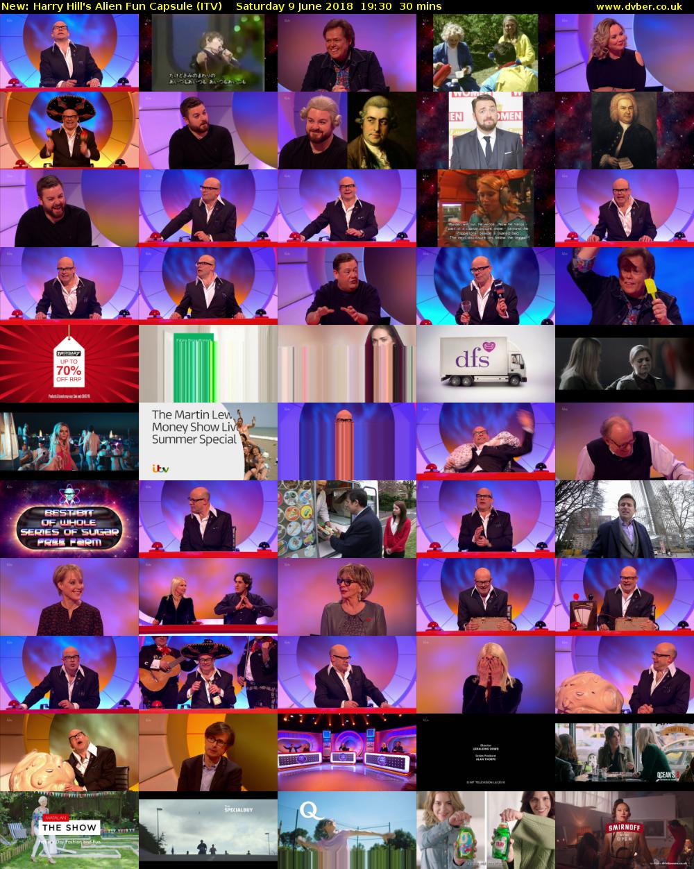 Harry Hill's Alien Fun Capsule (ITV) Saturday 9 June 2018 19:30 - 20:00