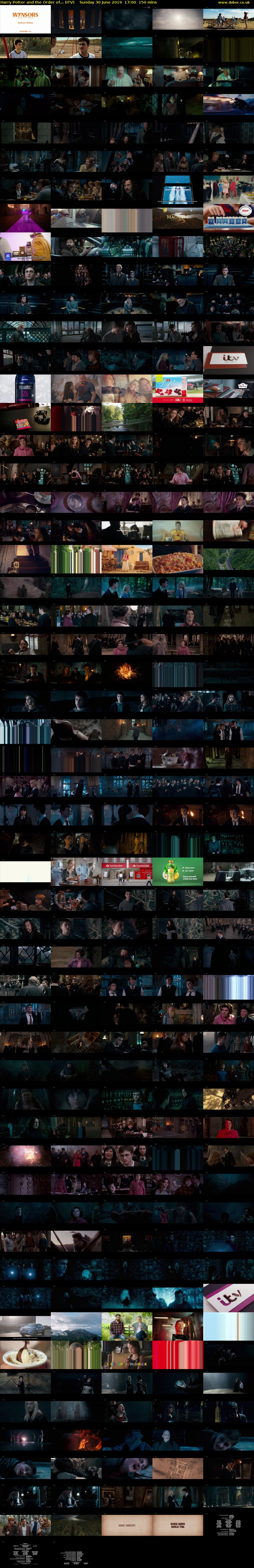 Harry Potter and the Order of... (ITV) Sunday 30 June 2019 17:00 - 19:30