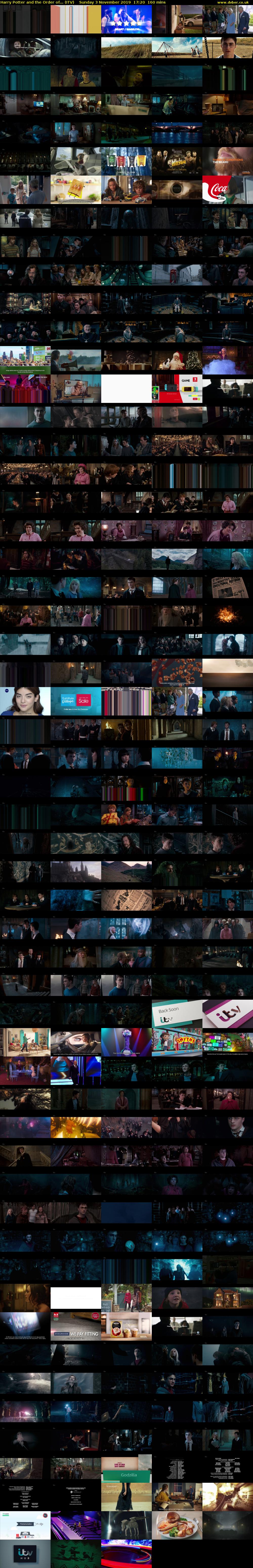 Harry Potter and the Order of... (ITV) Sunday 3 November 2019 17:20 - 20:00