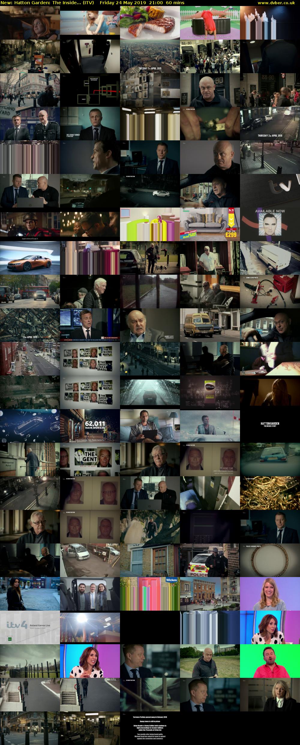 Hatton Garden: The Inside... (ITV) Friday 24 May 2019 21:00 - 22:00