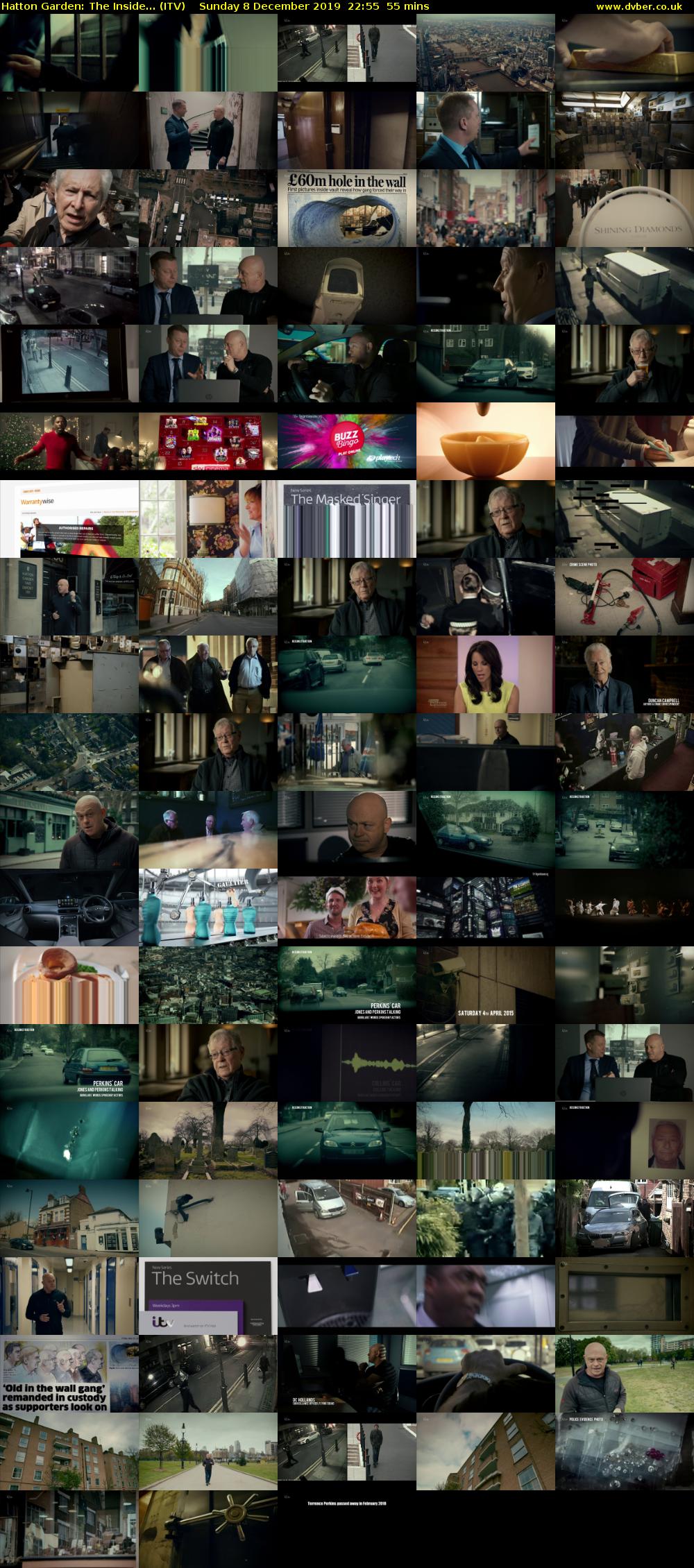 Hatton Garden: The Inside... (ITV) Sunday 8 December 2019 22:55 - 23:50