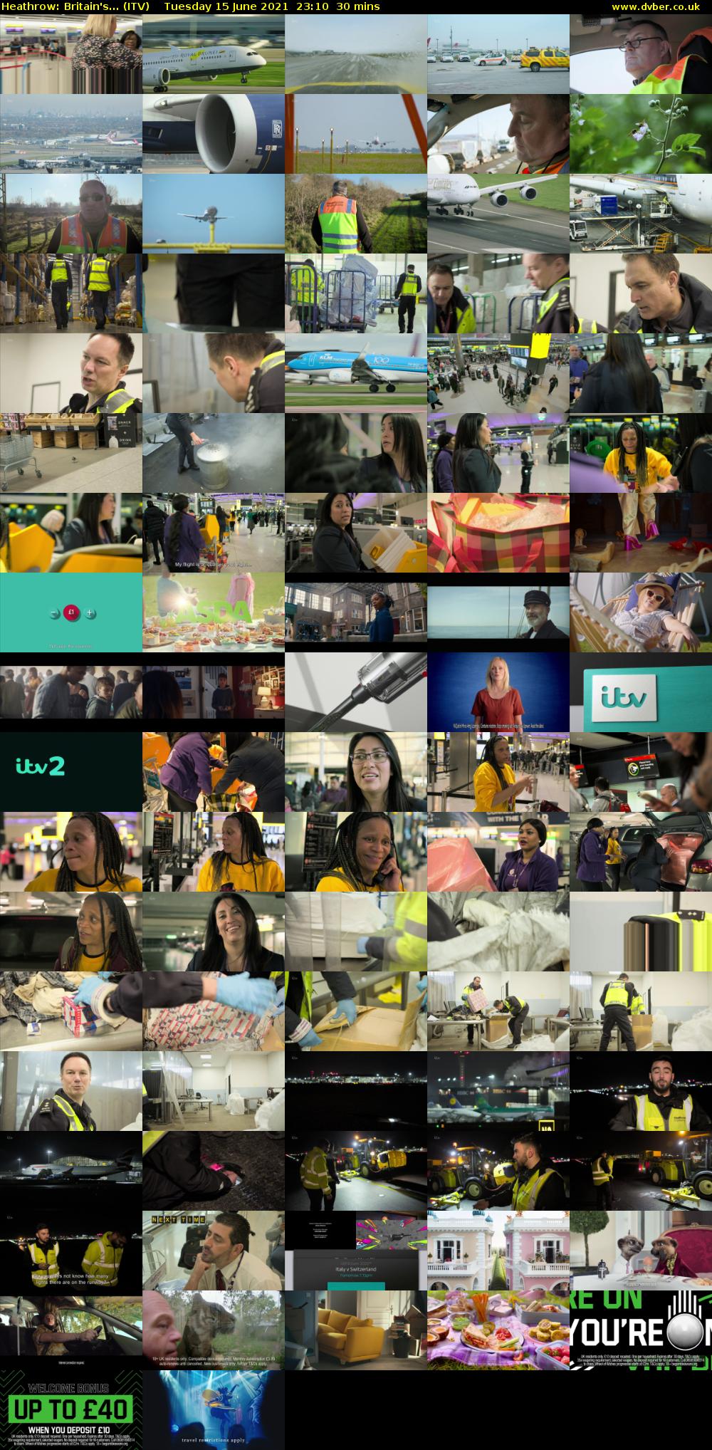 Heathrow: Britain's... (ITV) Tuesday 15 June 2021 23:10 - 23:40