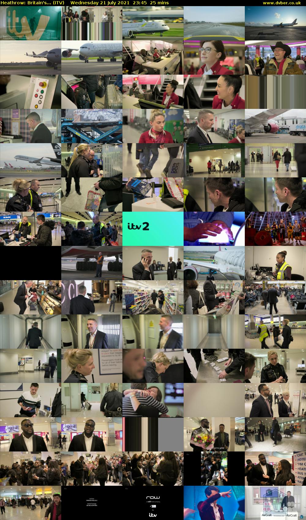 Heathrow: Britain's... (ITV) Wednesday 21 July 2021 23:45 - 00:10