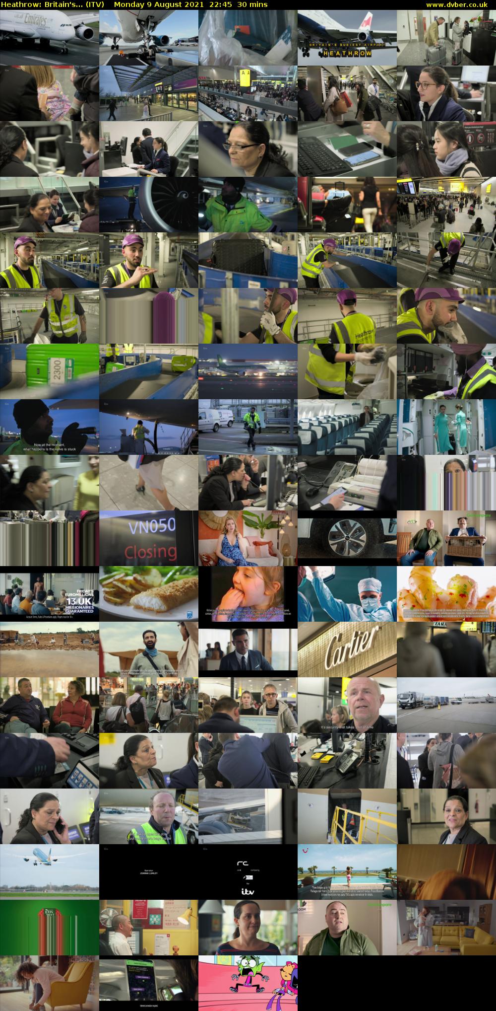 Heathrow: Britain's... (ITV) Monday 9 August 2021 22:45 - 23:15