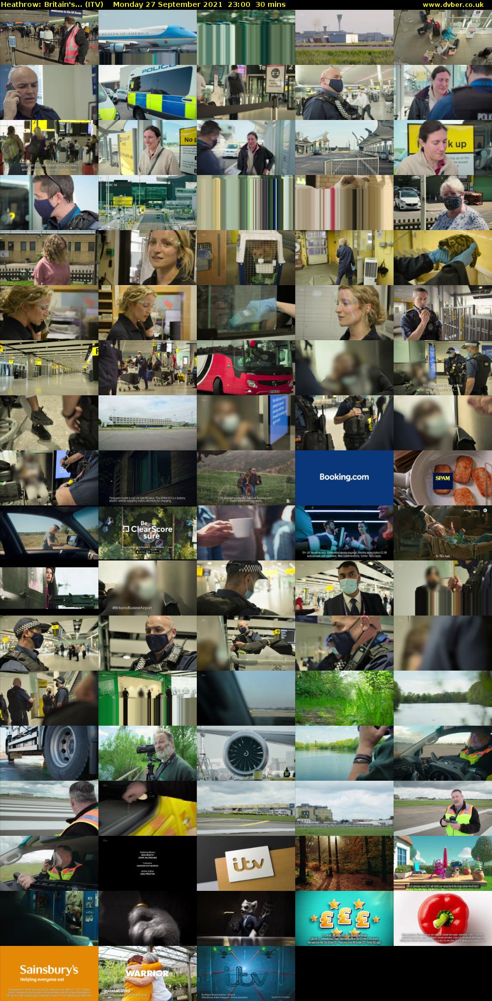 Heathrow: Britain's... (ITV) Monday 27 September 2021 23:00 - 23:30