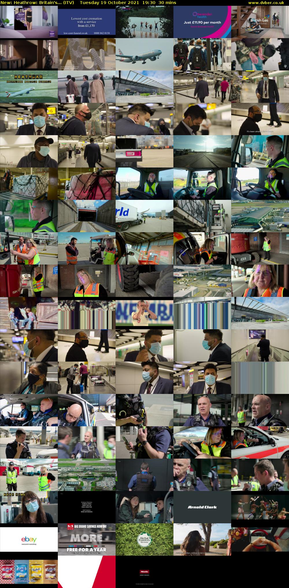 Heathrow: Britain's... (ITV) Tuesday 19 October 2021 19:30 - 20:00