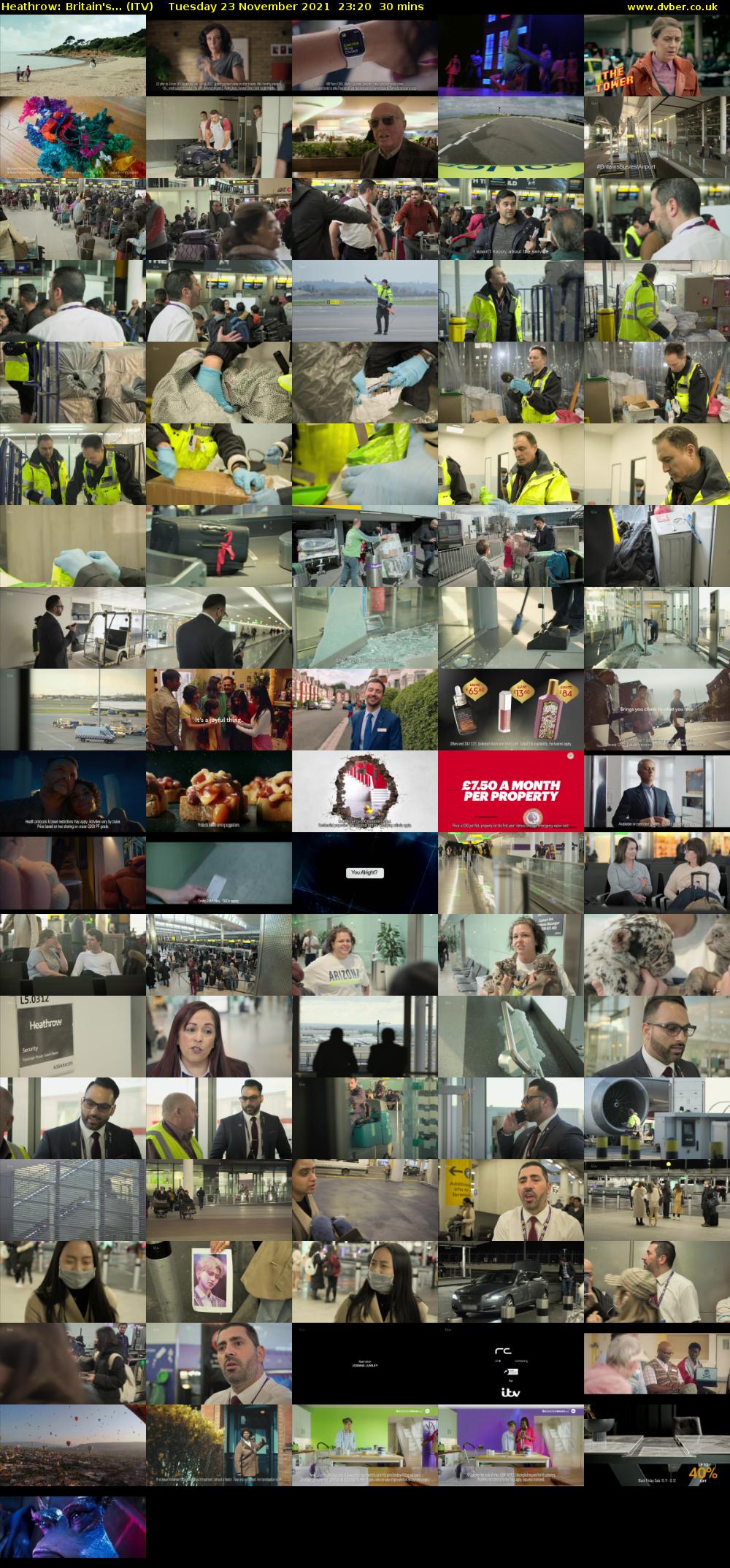 Heathrow: Britain's... (ITV) Tuesday 23 November 2021 23:20 - 23:50