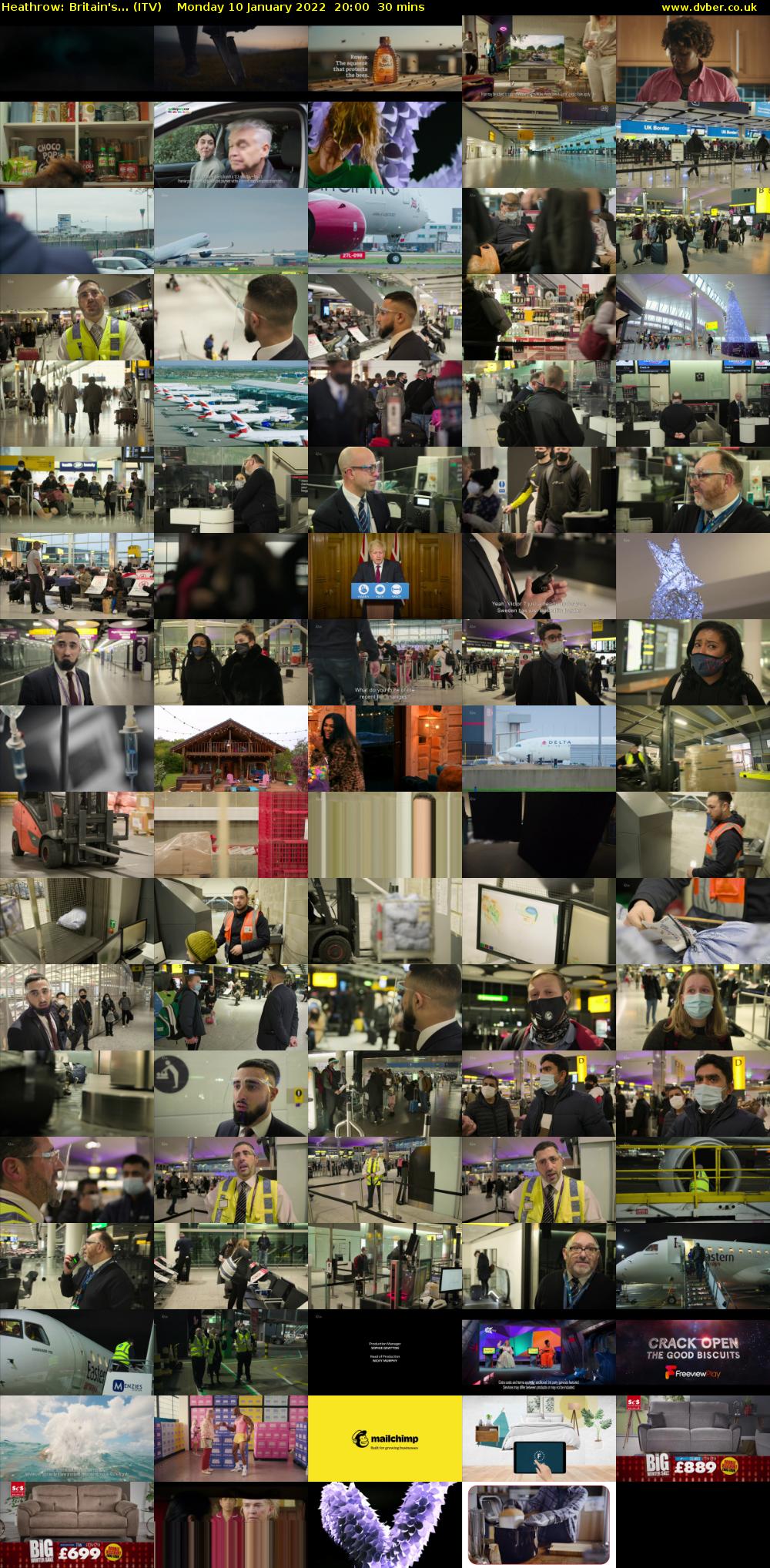 Heathrow: Britain's... (ITV) Monday 10 January 2022 20:00 - 20:30