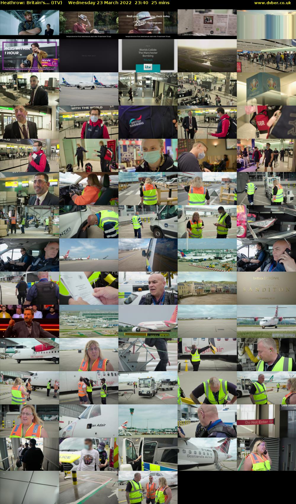 Heathrow: Britain's... (ITV) Wednesday 23 March 2022 23:40 - 00:05