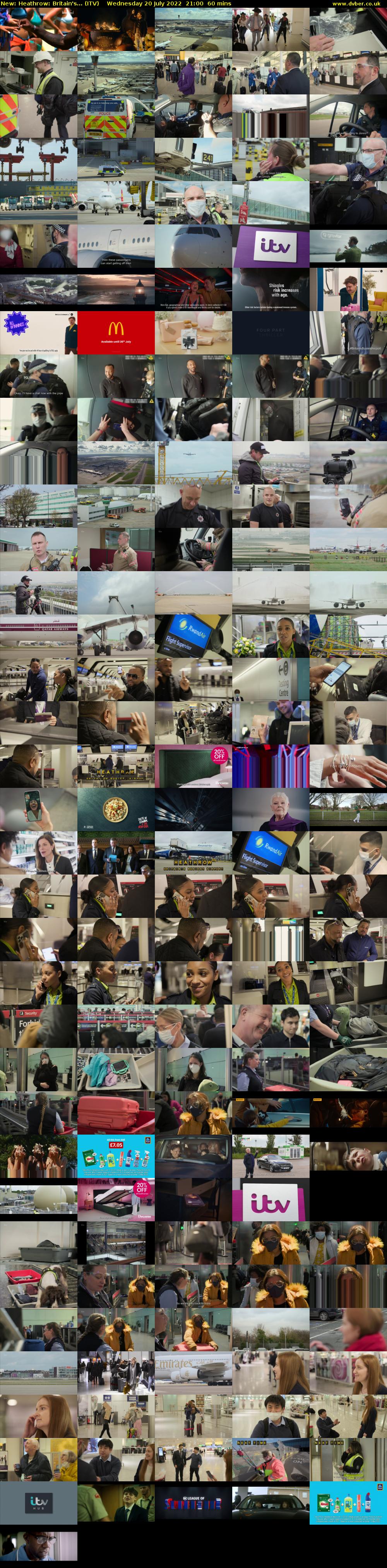 Heathrow: Britain's... (ITV) Wednesday 20 July 2022 21:00 - 22:00