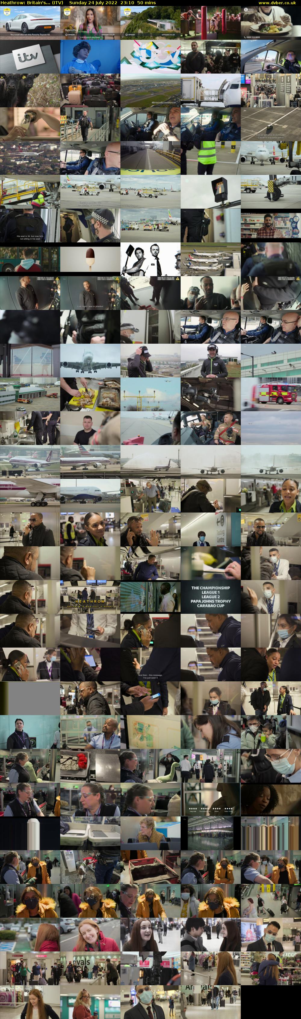 Heathrow: Britain's... (ITV) Sunday 24 July 2022 23:10 - 00:00
