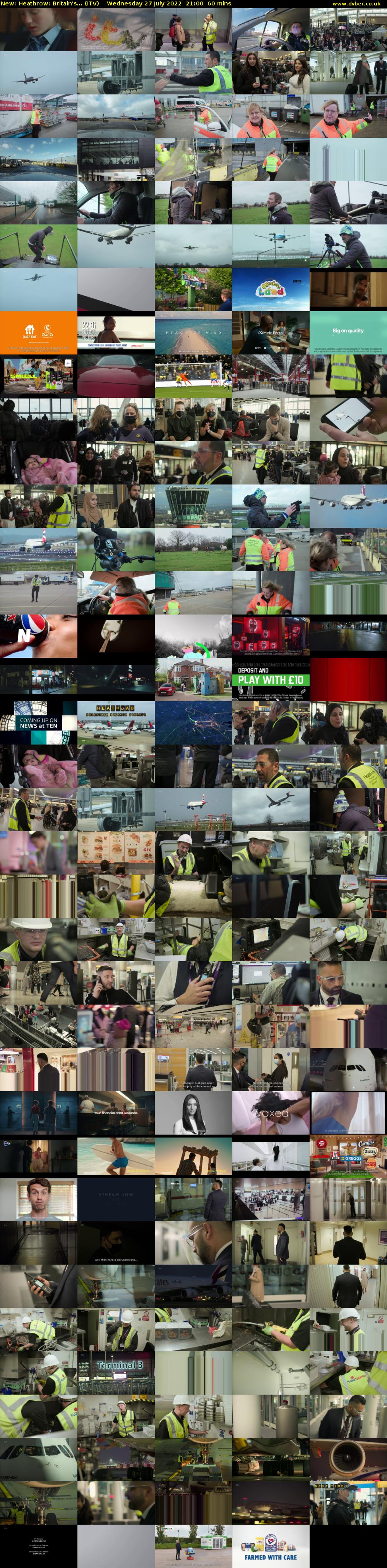 Heathrow: Britain's... (ITV) Wednesday 27 July 2022 21:00 - 22:00