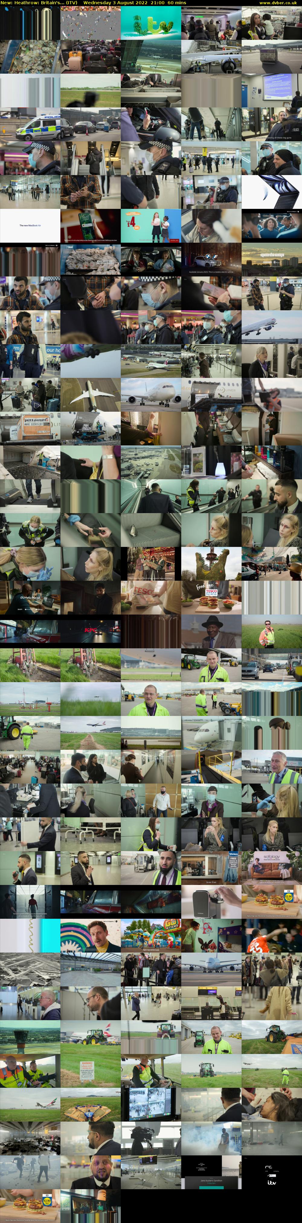 Heathrow: Britain's... (ITV) Wednesday 3 August 2022 21:00 - 22:00