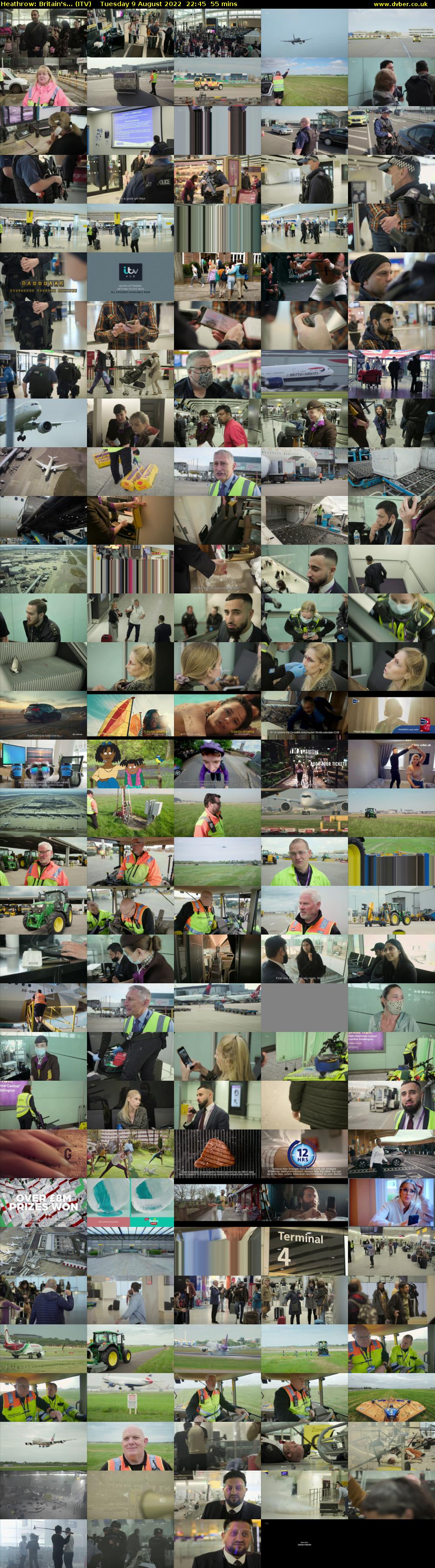 Heathrow: Britain's... (ITV) Tuesday 9 August 2022 22:45 - 23:40