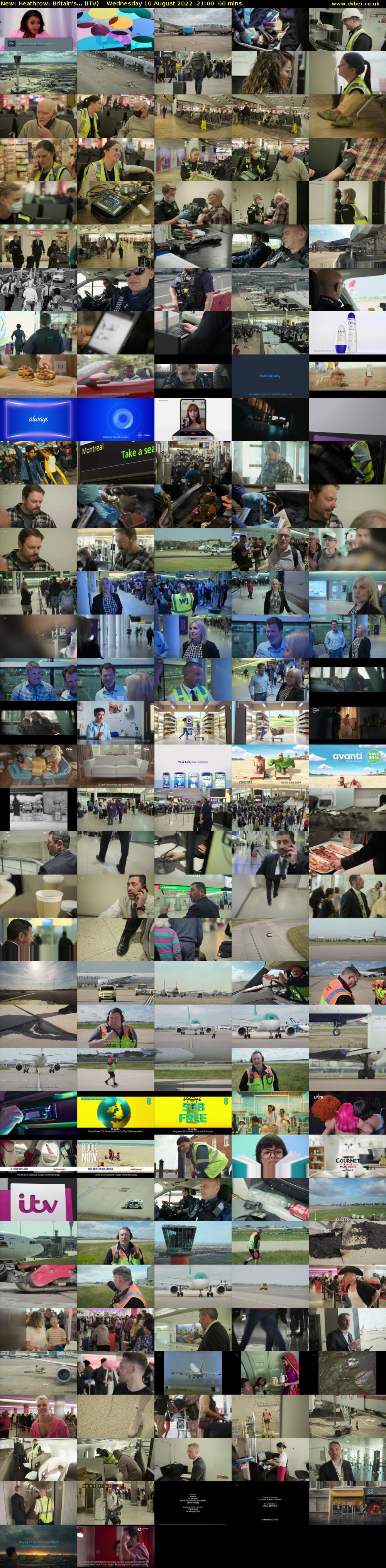 Heathrow: Britain's... (ITV) Wednesday 10 August 2022 21:00 - 22:00