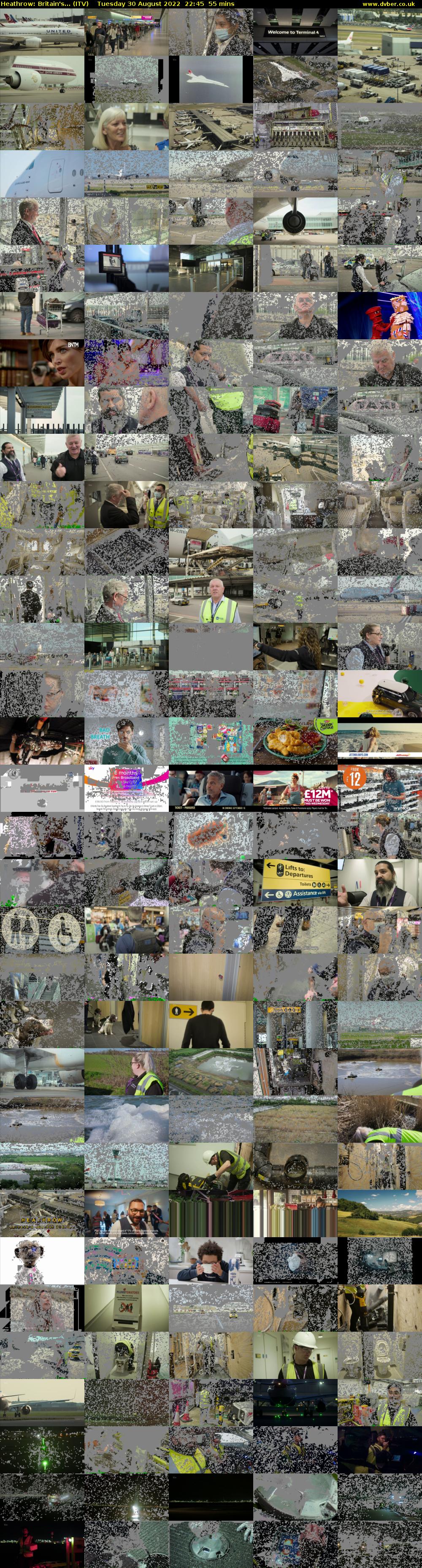 Heathrow: Britain's... (ITV) Tuesday 30 August 2022 22:45 - 23:40