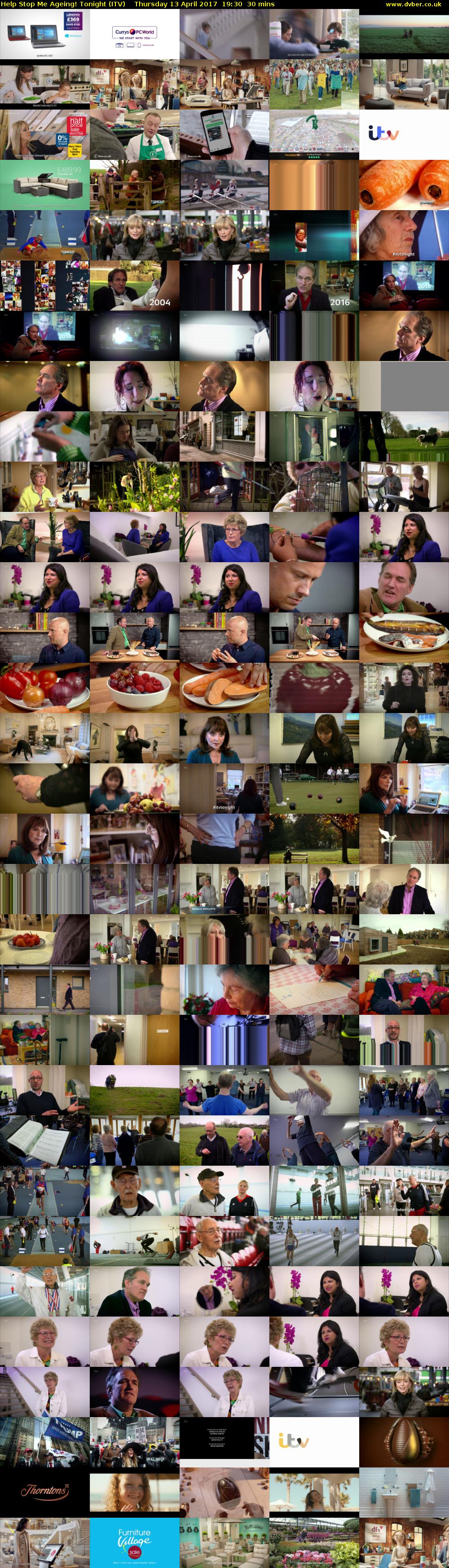 Help Stop Me Ageing! Tonight (ITV) Thursday 13 April 2017 19:30 - 20:00