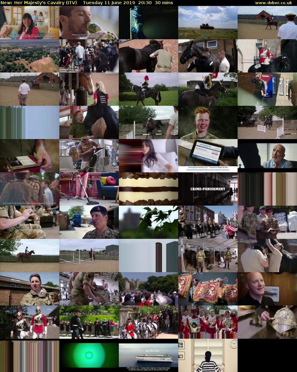 Her Majesty's Cavalry (ITV) Tuesday 11 June 2019 20:30 - 21:00