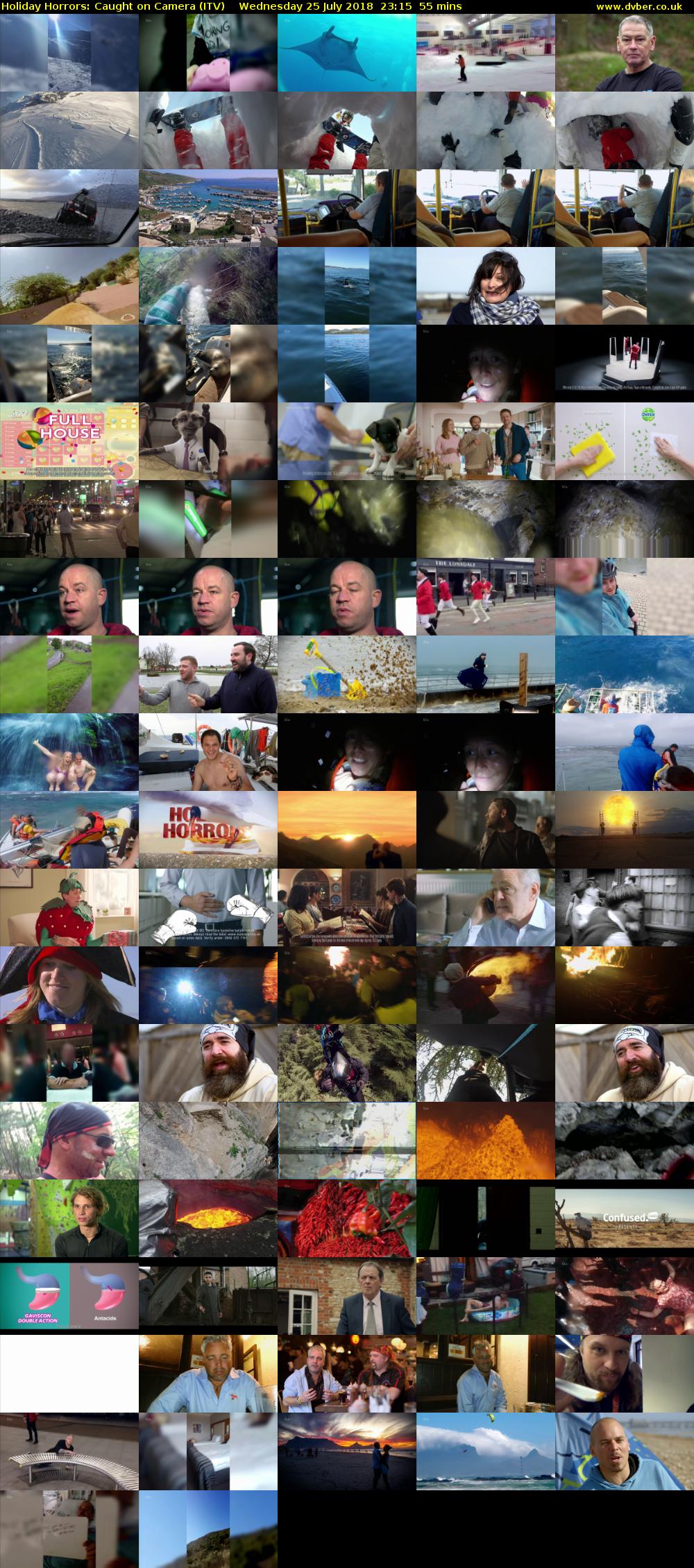 Holiday Horrors: Caught on Camera (ITV) Wednesday 25 July 2018 23:15 - 00:10