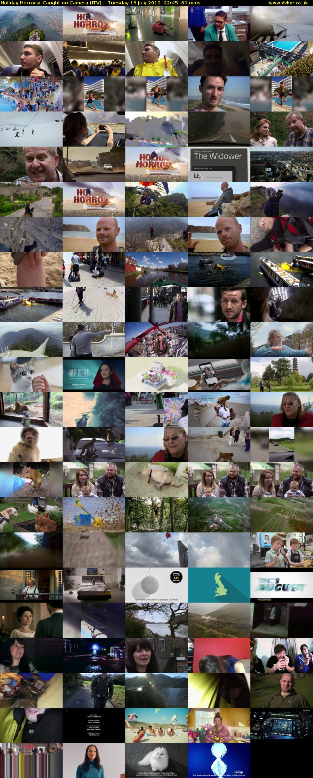 Holiday Horrors: Caught on Camera (ITV) Tuesday 16 July 2019 22:45 - 23:45
