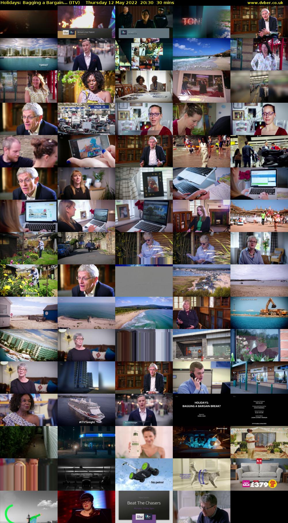 Holidays: Bagging a Bargain... (ITV) Thursday 12 May 2022 20:30 - 21:00