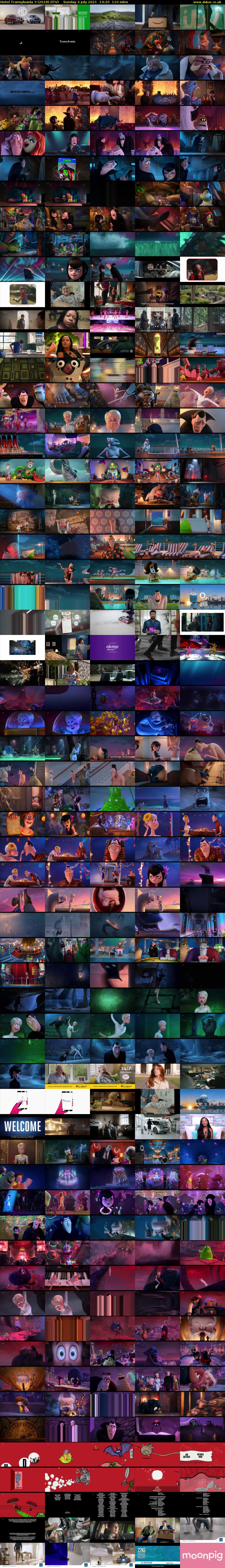 Hotel Transylvania 3 (2018) (ITV) Sunday 4 July 2021 14:20 - 16:10
