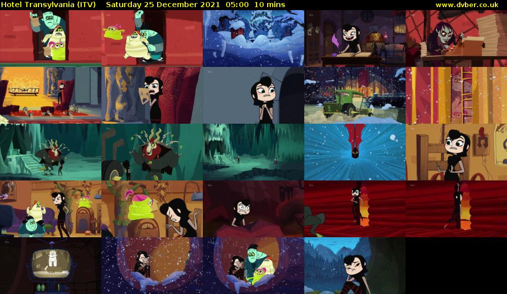 Hotel Transylvania (ITV) Saturday 25 December 2021 05:00 - 05:10