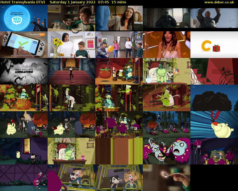Hotel Transylvania (ITV) Saturday 1 January 2022 07:45 - 08:00