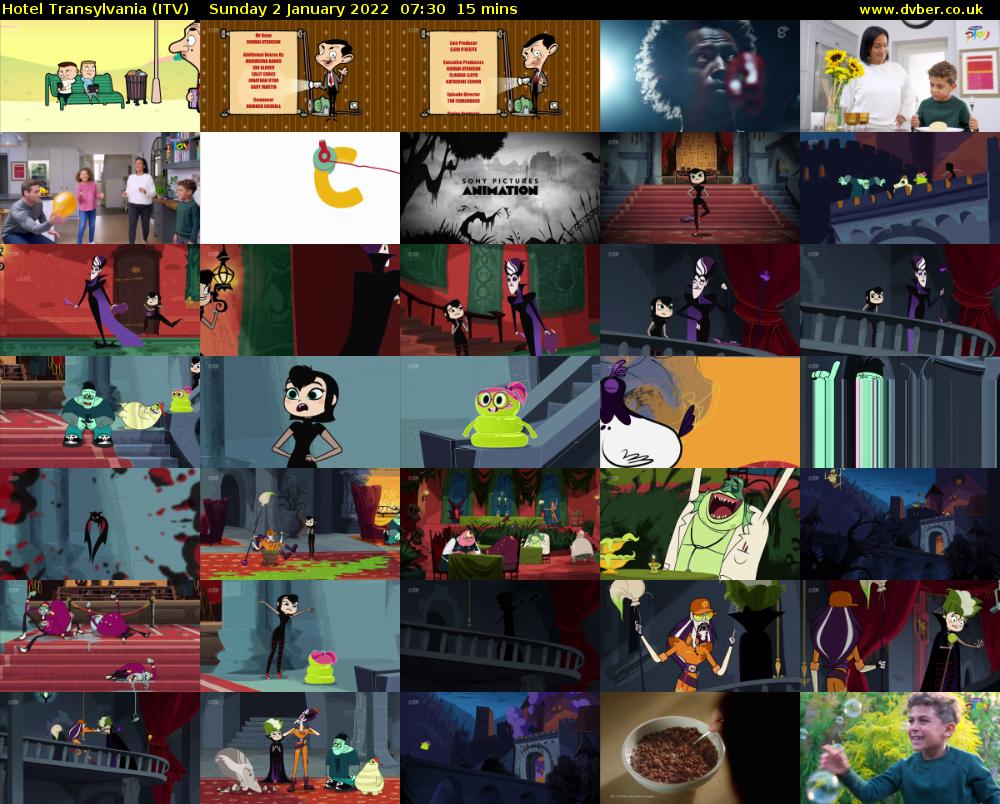 Hotel Transylvania (ITV) Sunday 2 January 2022 07:30 - 07:45