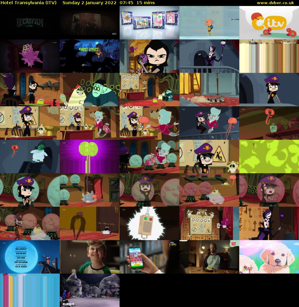 Hotel Transylvania (ITV) Sunday 2 January 2022 07:45 - 08:00