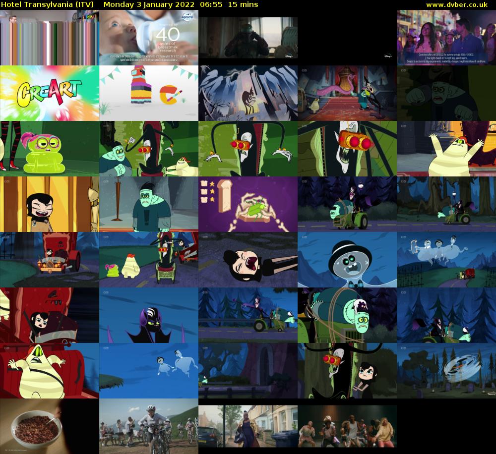 Hotel Transylvania (ITV) Monday 3 January 2022 06:55 - 07:10