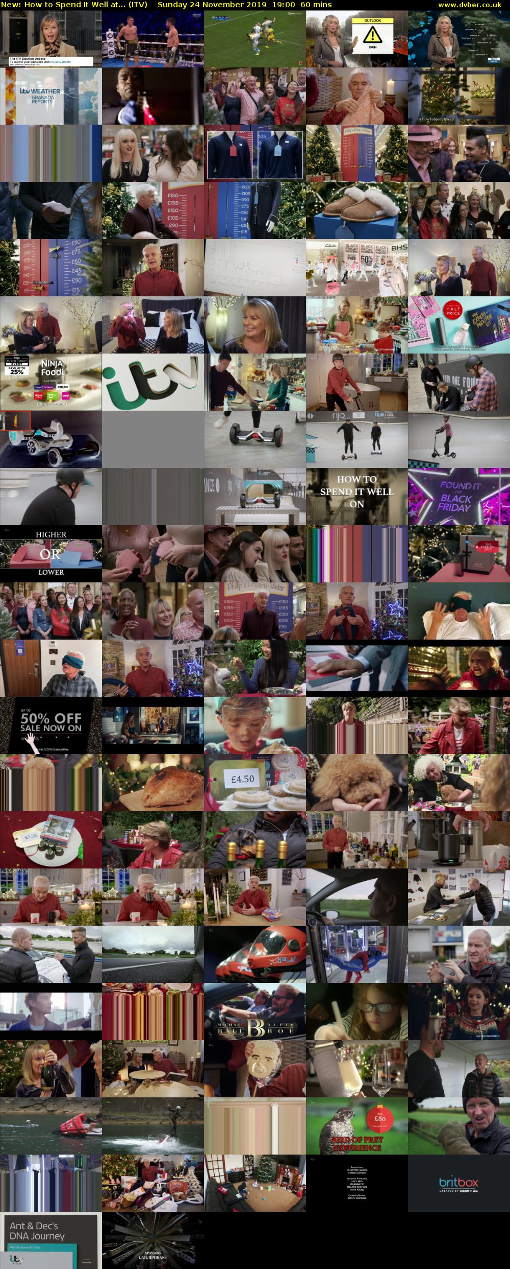 How to Spend It Well at... (ITV) Sunday 24 November 2019 19:00 - 20:00