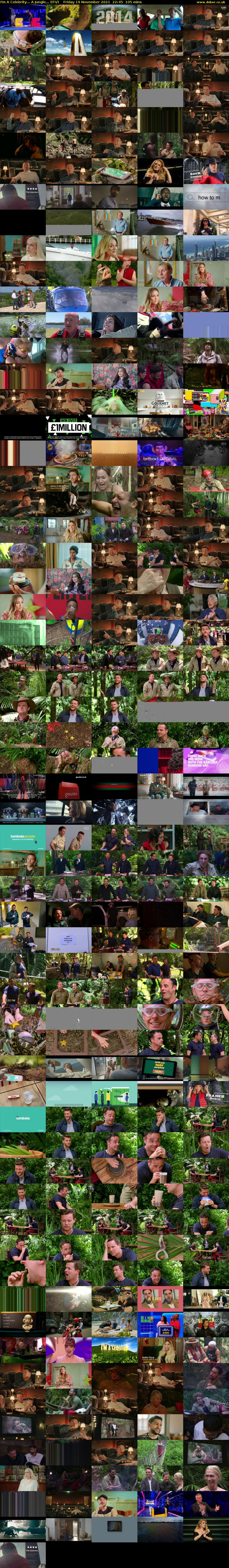 I'm A Celebrity... A Jungle... (ITV) Friday 19 November 2021 22:45 - 00:30