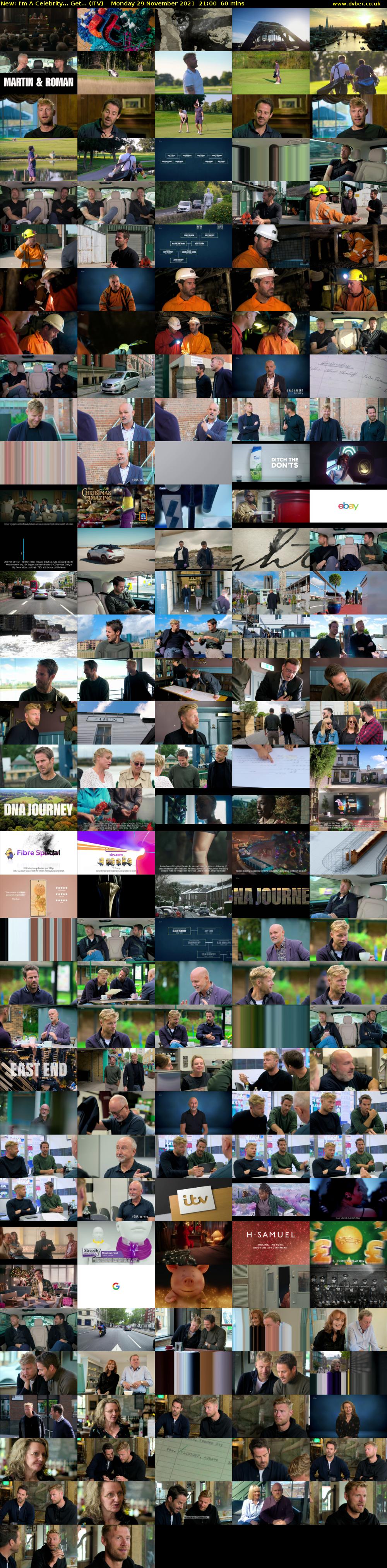 I'm A Celebrity... Get... (ITV) Monday 29 November 2021 21:00 - 22:00