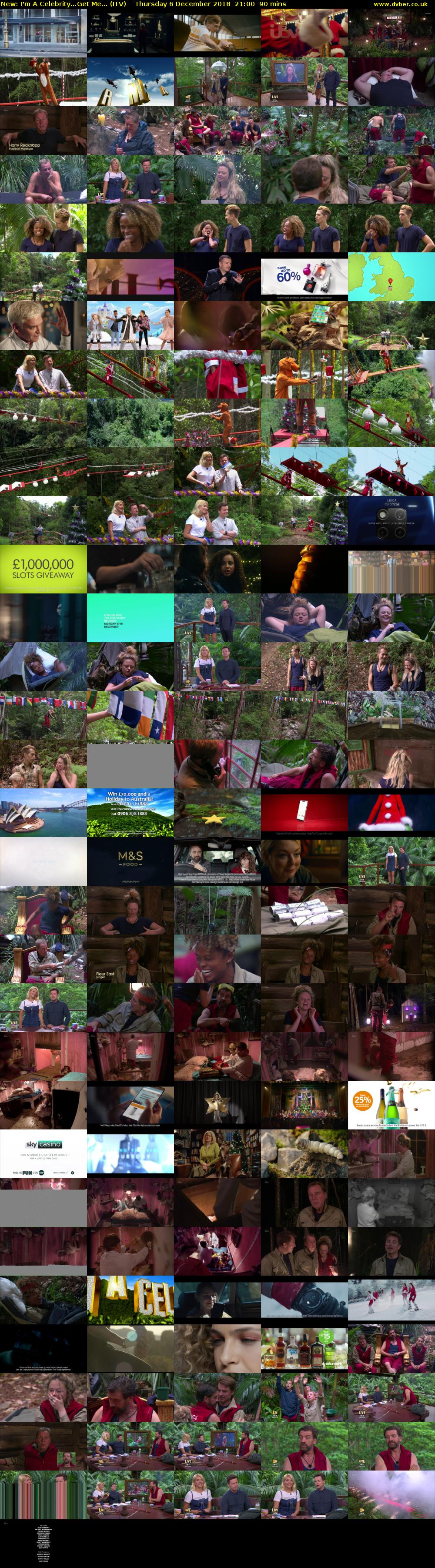 I'm A Celebrity...Get Me... (ITV) Thursday 6 December 2018 21:00 - 22:30