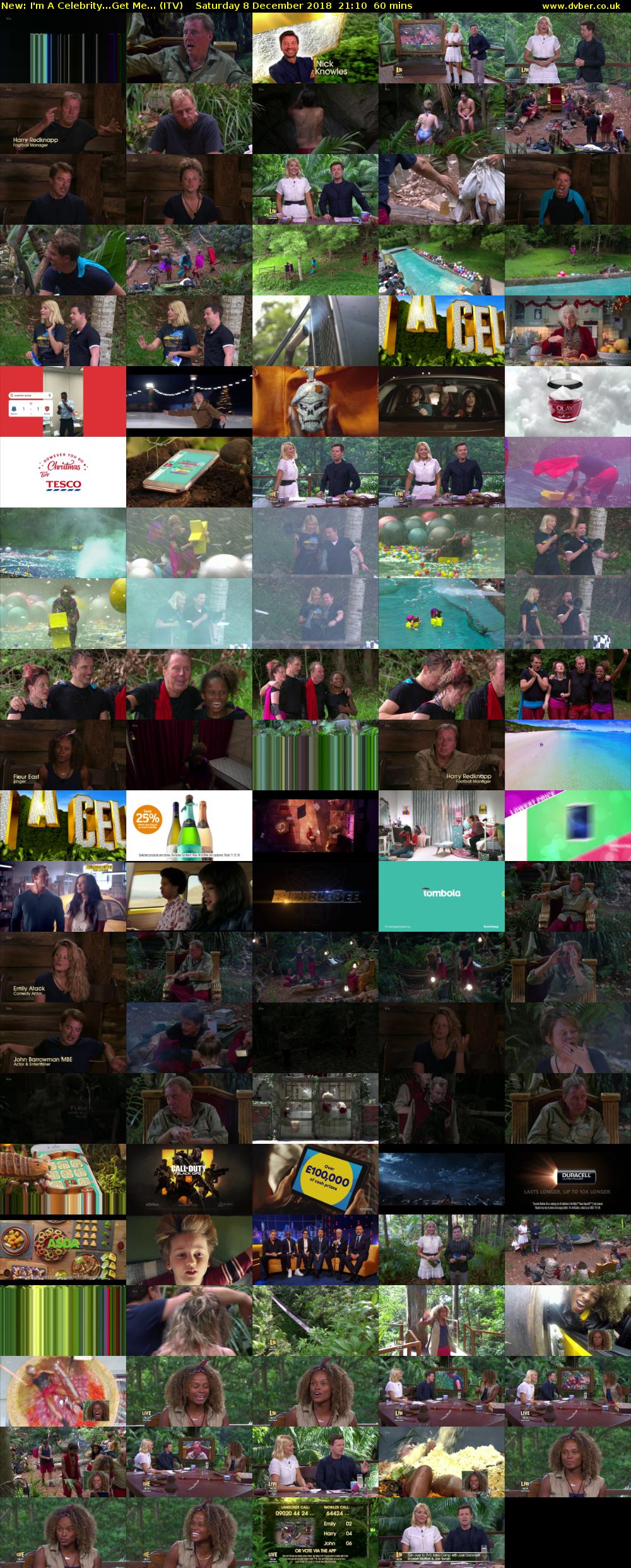 I'm A Celebrity...Get Me... (ITV) Saturday 8 December 2018 21:10 - 22:10
