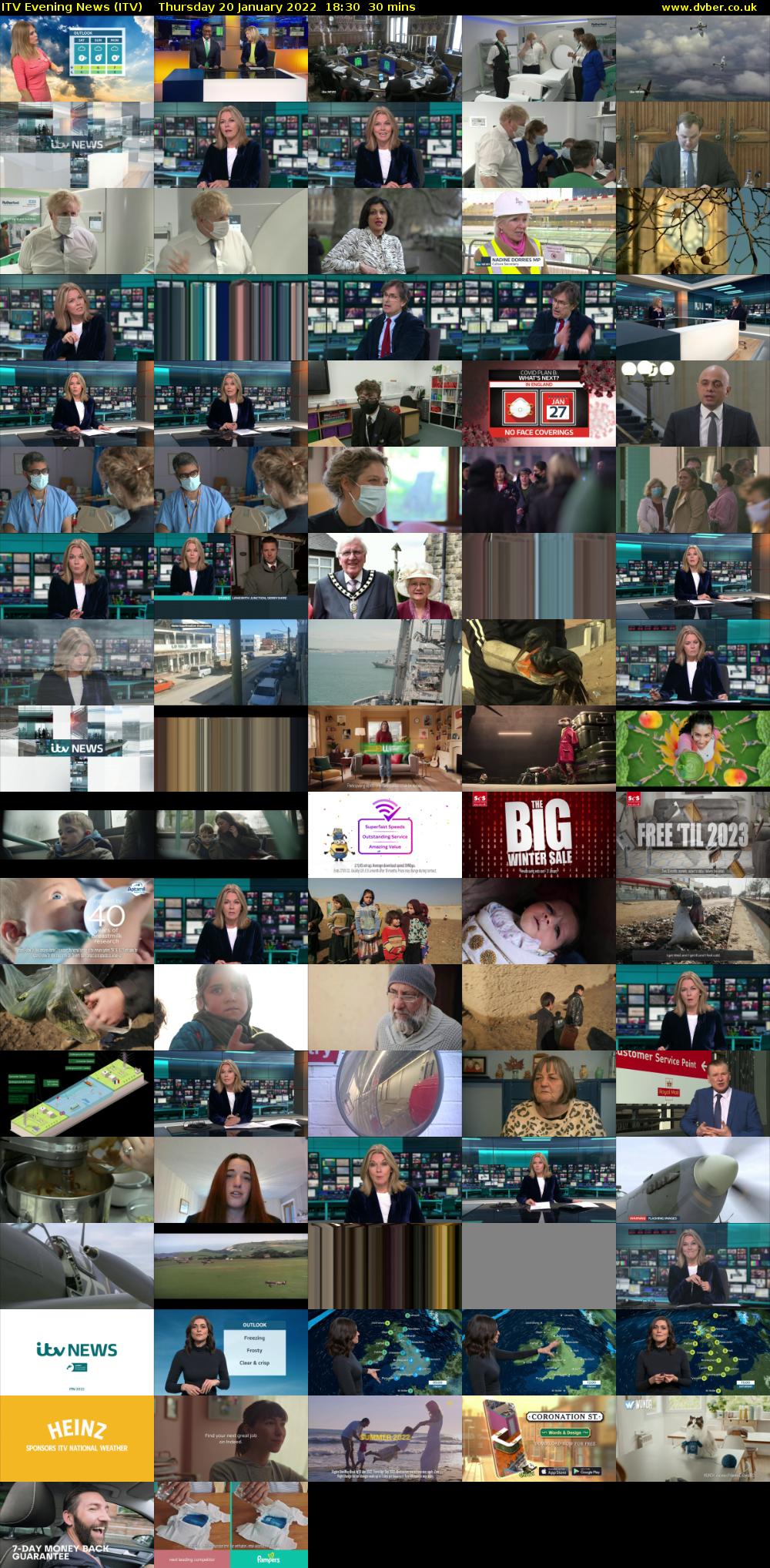 ITV Evening News (ITV) Thursday 20 January 2022 18:30 - 19:00