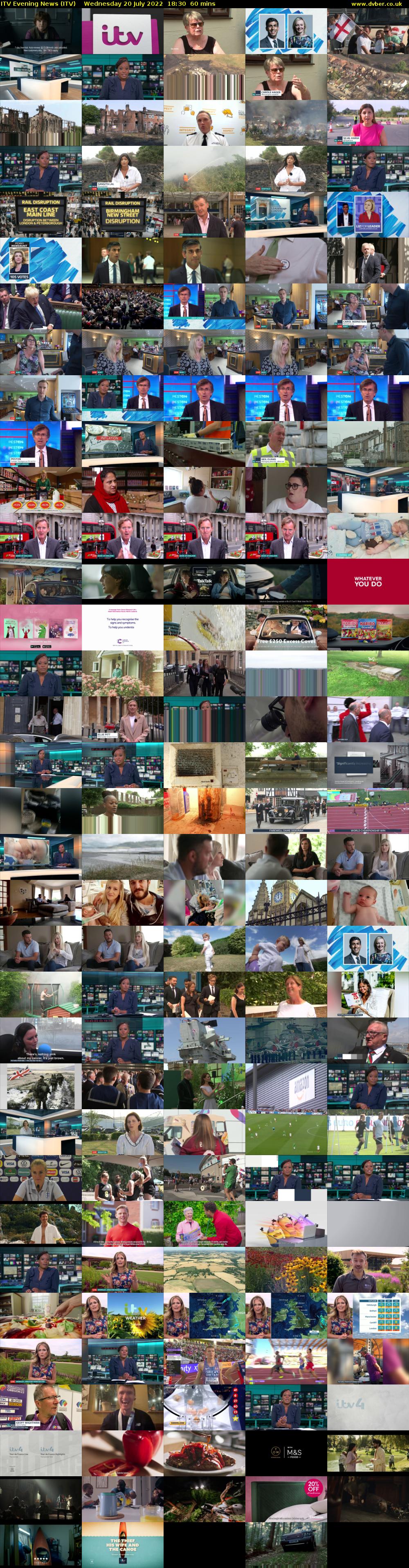 ITV Evening News (ITV) Wednesday 20 July 2022 18:30 - 19:30