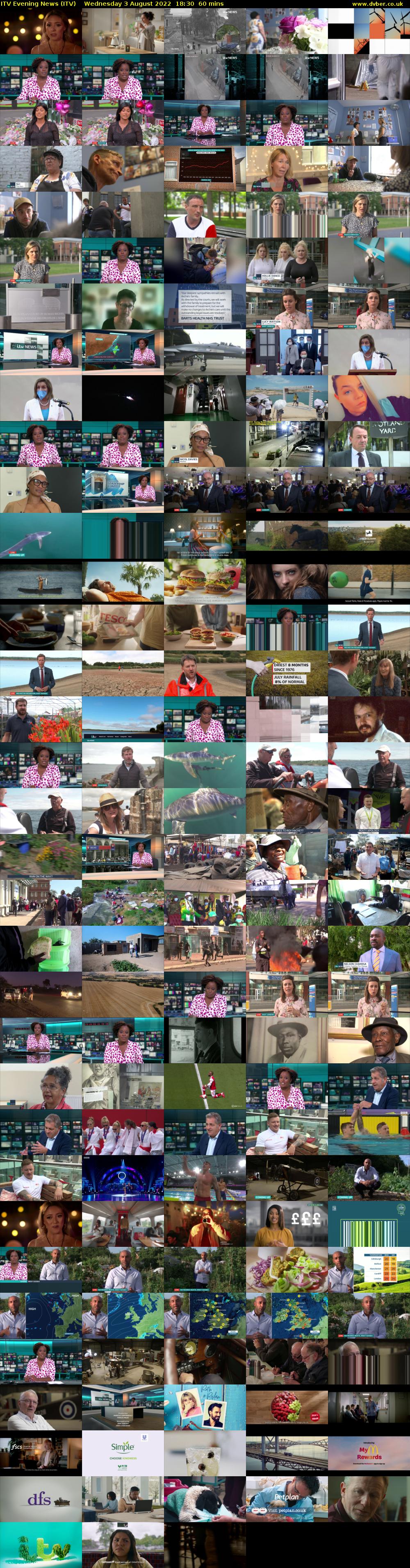ITV Evening News (ITV) Wednesday 3 August 2022 18:30 - 19:30