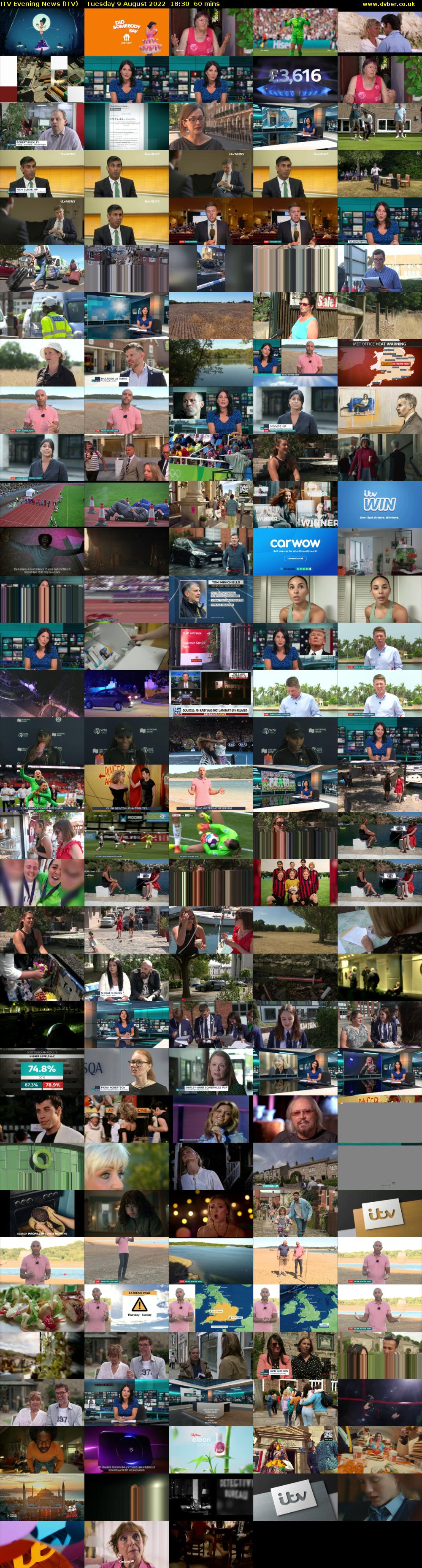 ITV Evening News (ITV) Tuesday 9 August 2022 18:30 - 19:30