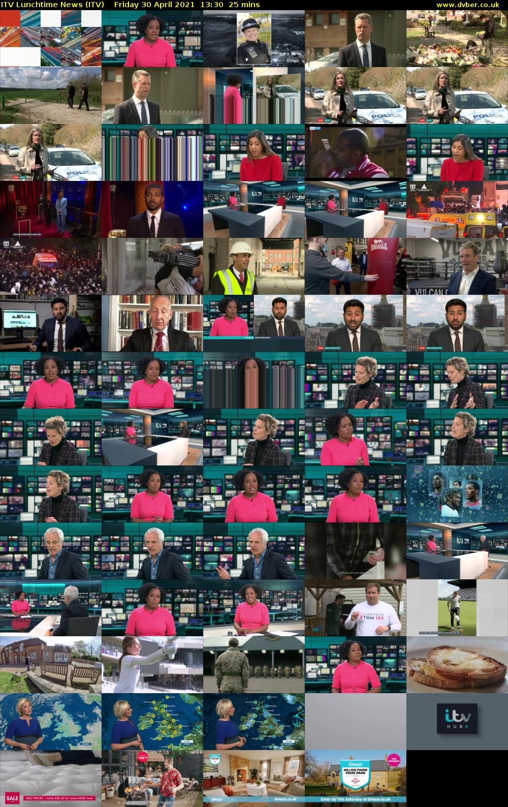 ITV Lunchtime News (ITV) Friday 30 April 2021 13:30 - 13:55