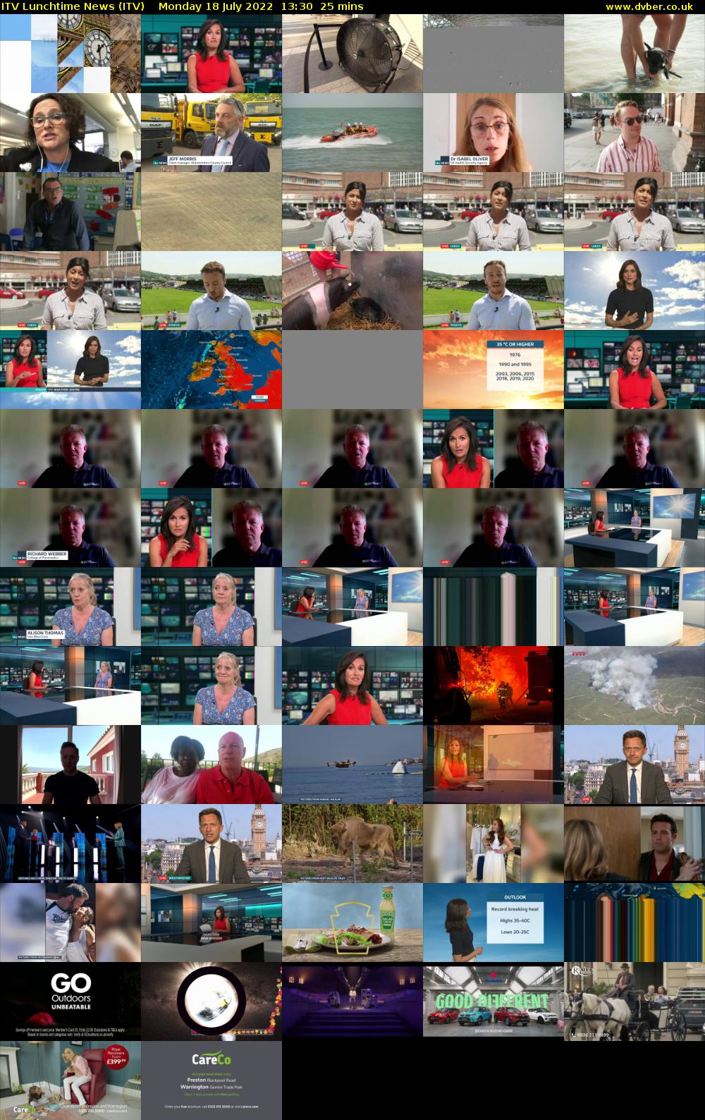ITV Lunchtime News (ITV) Monday 18 July 2022 13:30 - 13:55