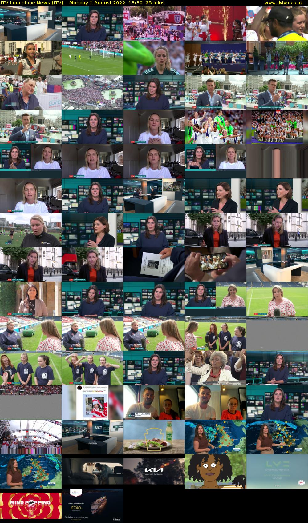 ITV Lunchtime News (ITV) Monday 1 August 2022 13:30 - 13:55
