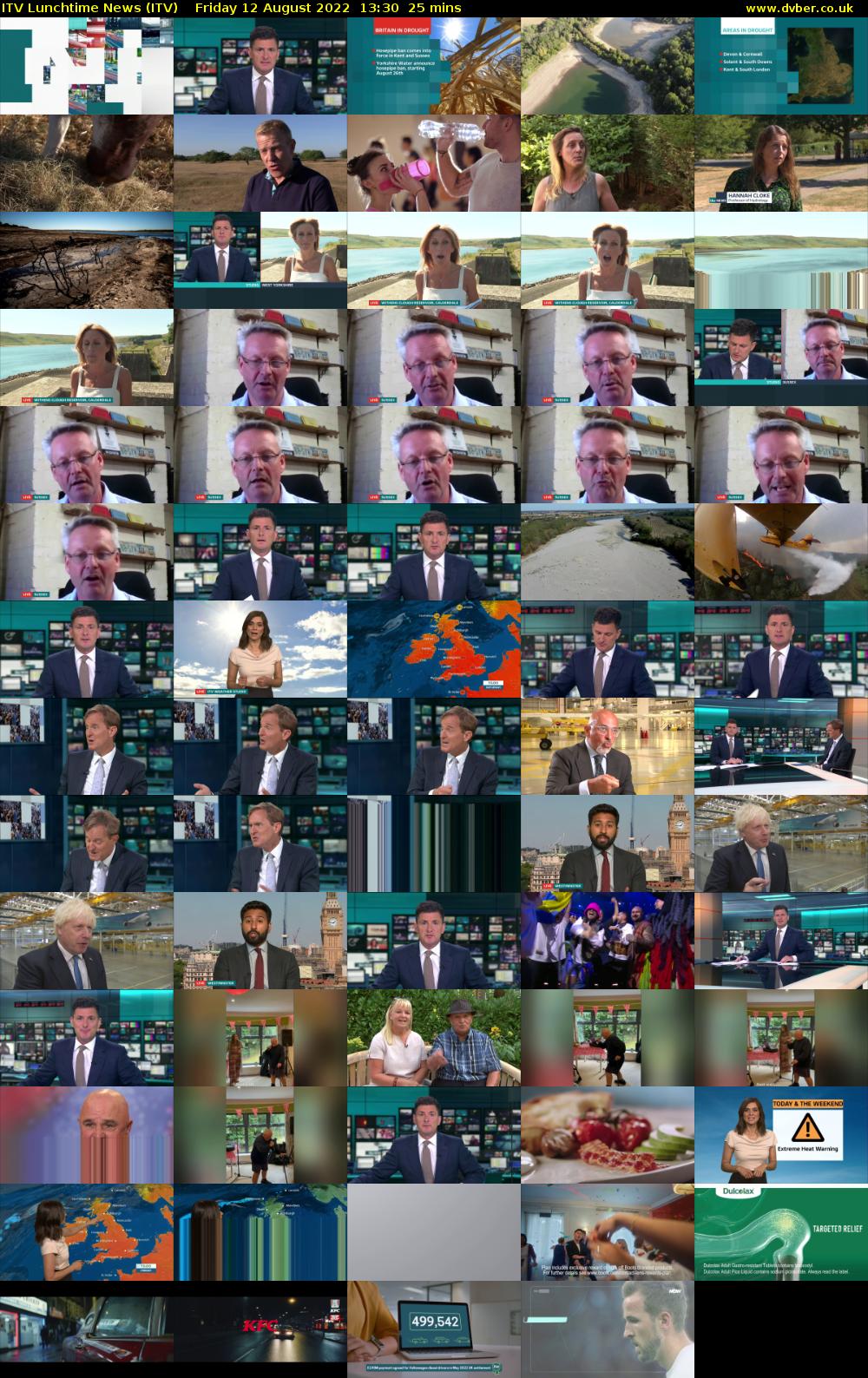 ITV Lunchtime News (ITV) Friday 12 August 2022 13:30 - 13:55
