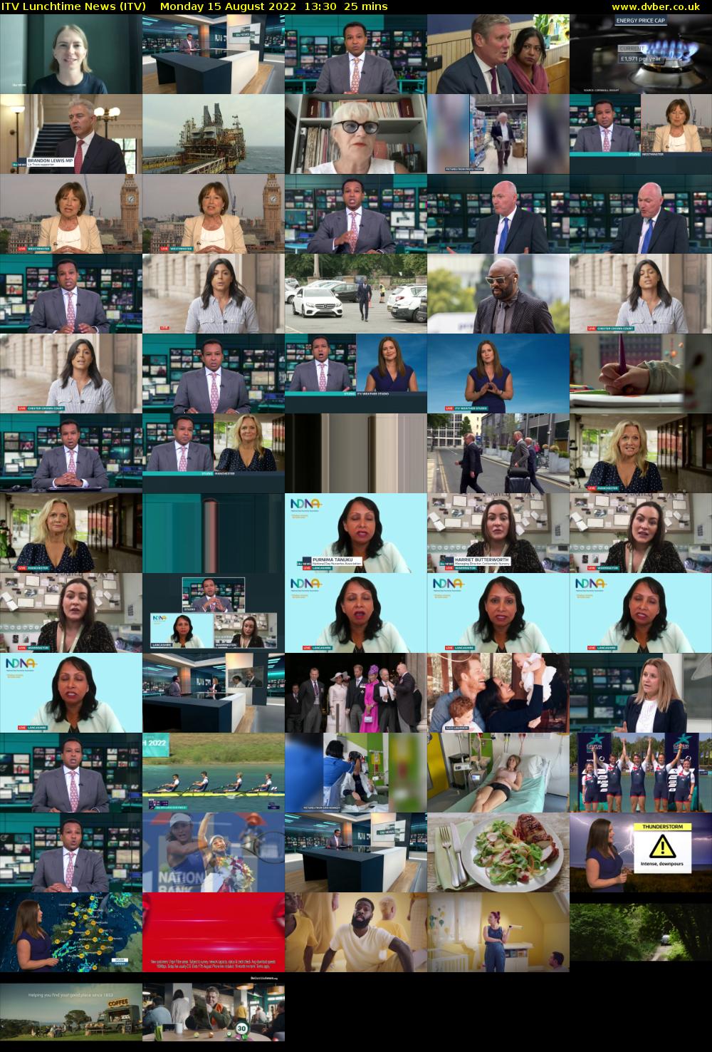 ITV Lunchtime News (ITV) Monday 15 August 2022 13:30 - 13:55