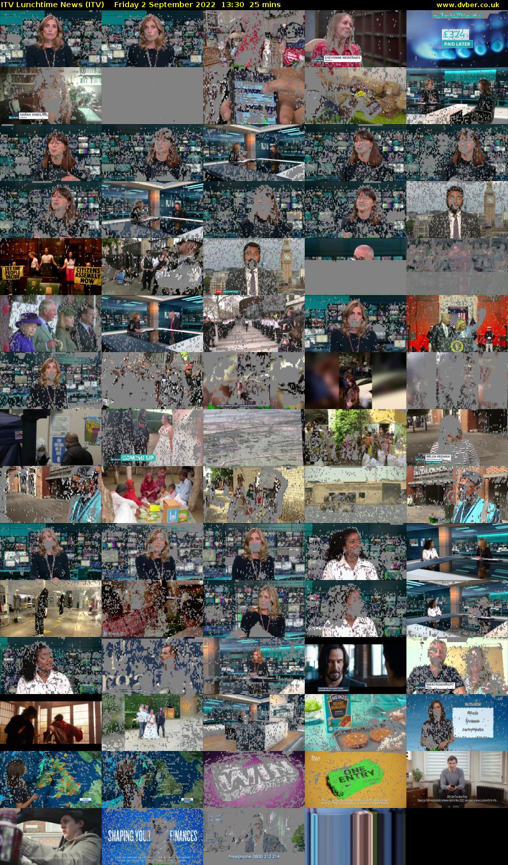ITV Lunchtime News (ITV) Friday 2 September 2022 13:30 - 13:55