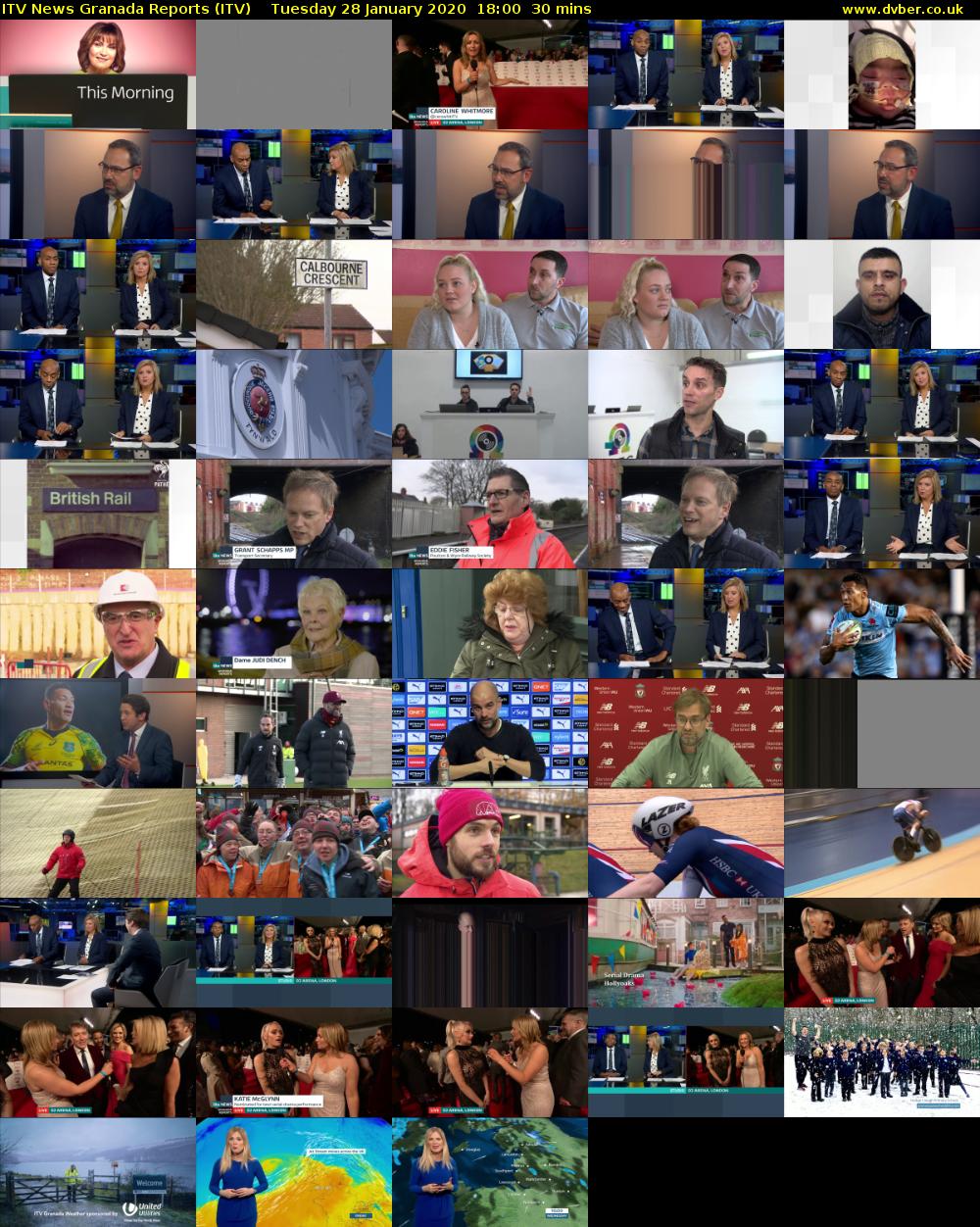 ITV News Granada Reports (ITV) Tuesday 28 January 2020 18:00 - 18:30