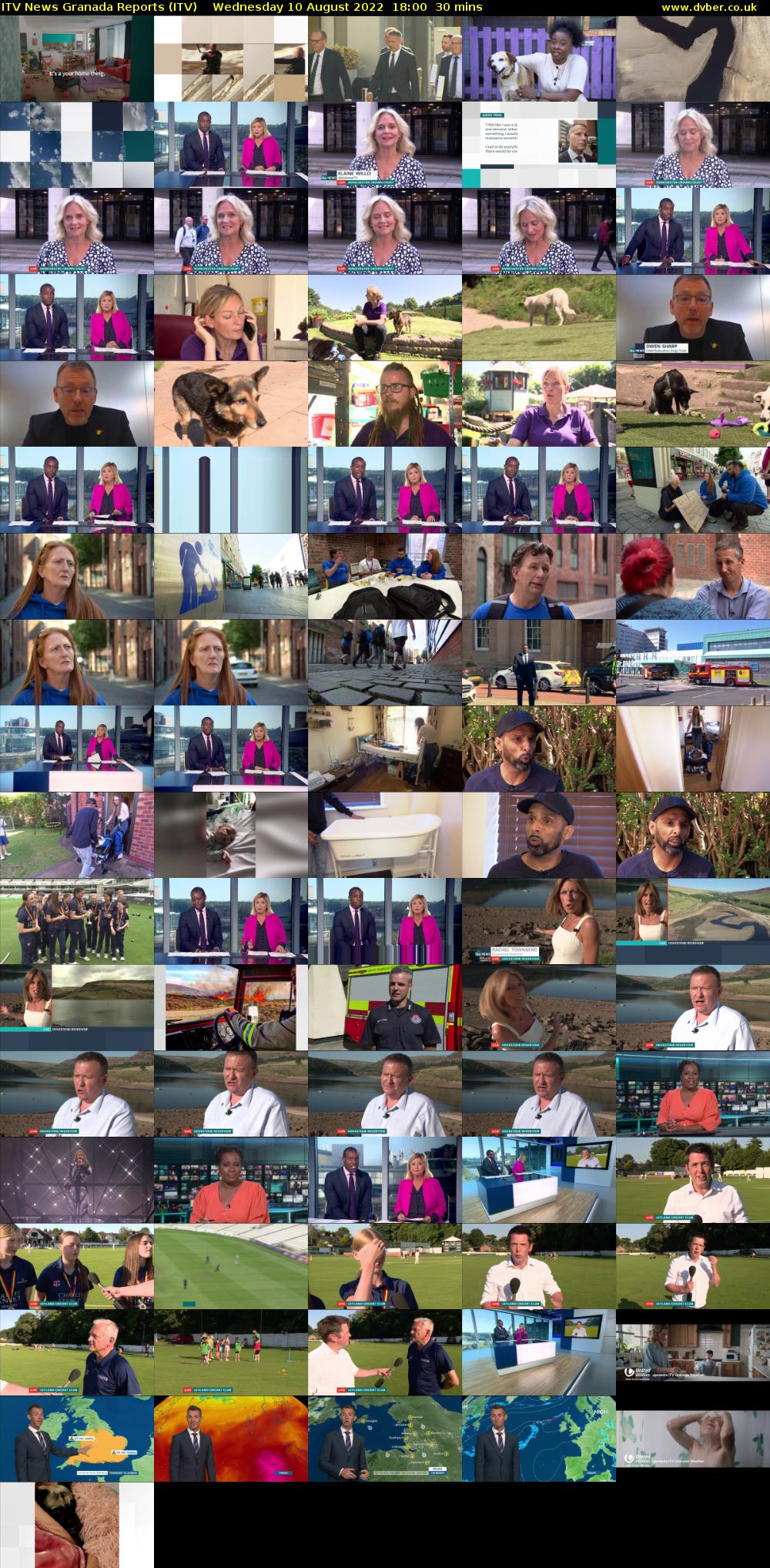 ITV News Granada Reports (ITV) Wednesday 10 August 2022 18:00 - 18:30