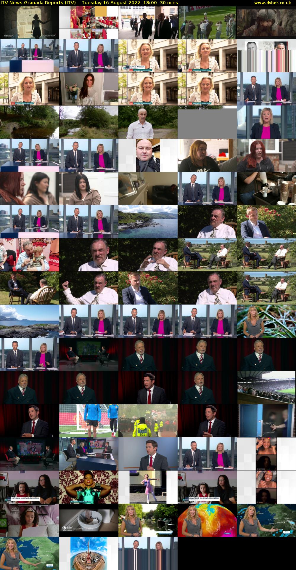 ITV News Granada Reports (ITV) Tuesday 16 August 2022 18:00 - 18:30
