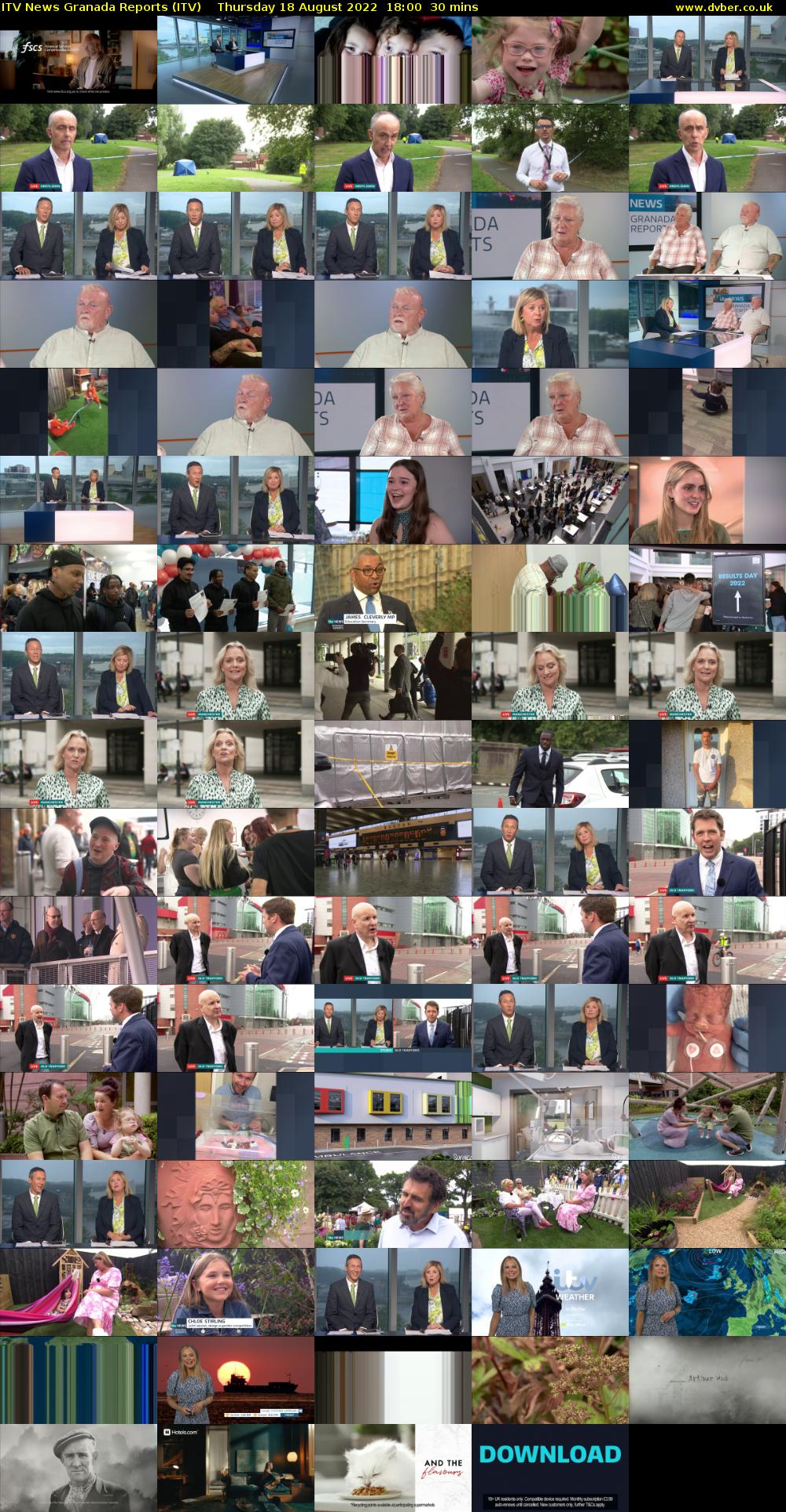 ITV News Granada Reports (ITV) Thursday 18 August 2022 18:00 - 18:30